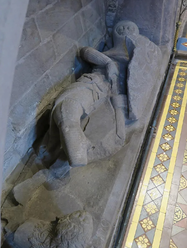 Sir Grimbald's effigy